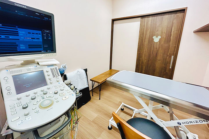 診察室 大型犬対応